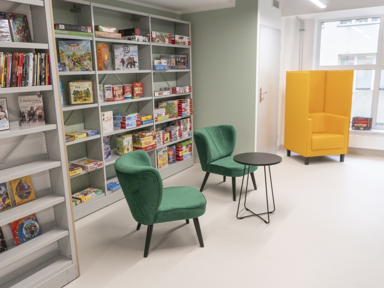 Biblioteka miejska w Gliwicach po zakończeniu inwestycji realizowanej przez zespół AS Buduje
